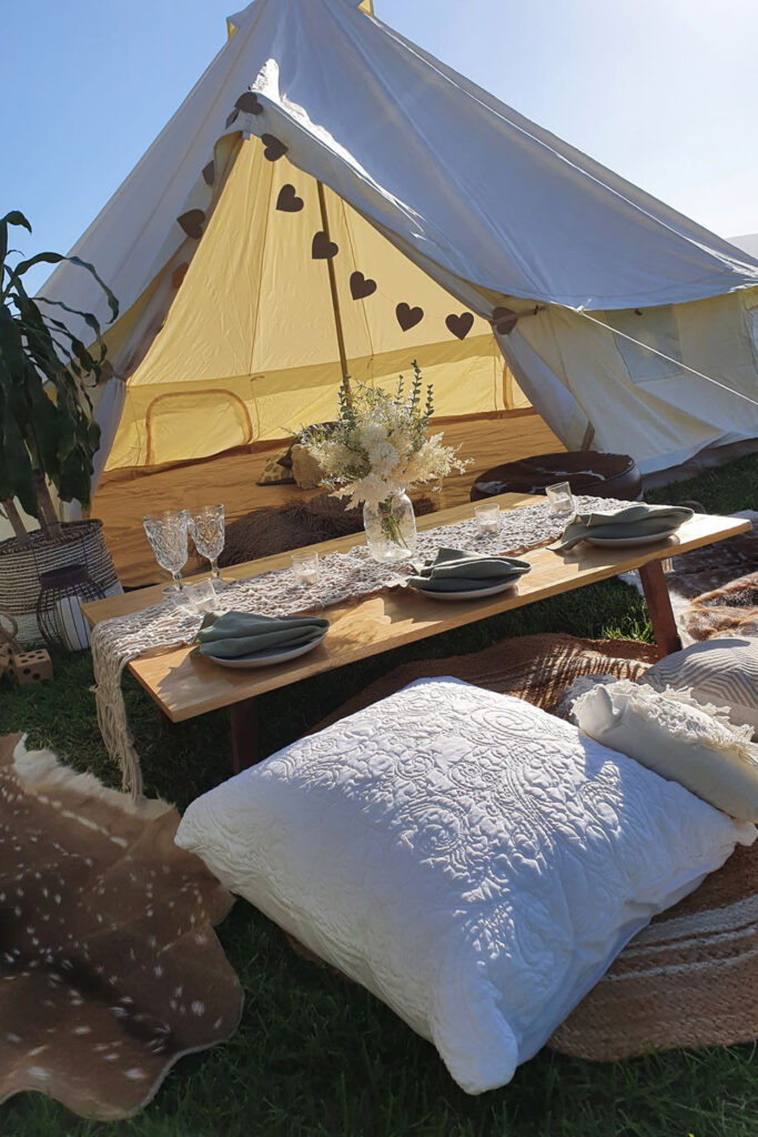 Glamping Tent for Hire | A Game of Love